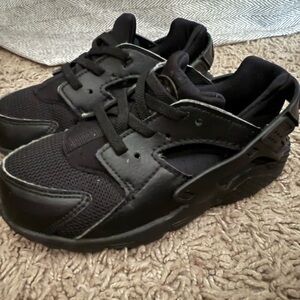 Nike Huarache Kids Black Sneakers